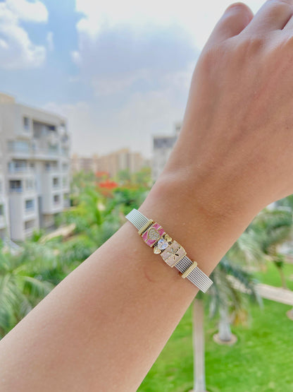 Silver Magnet Bracelet