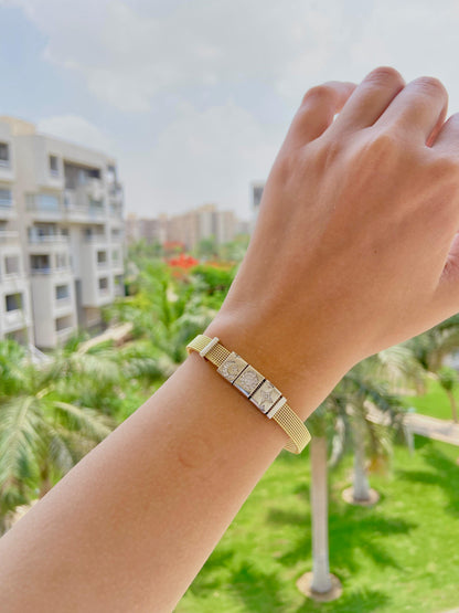 Gold Magnet Bracelet