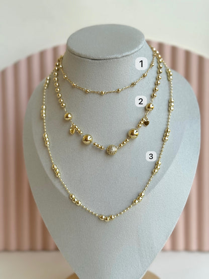 GoldPearled Necklaces