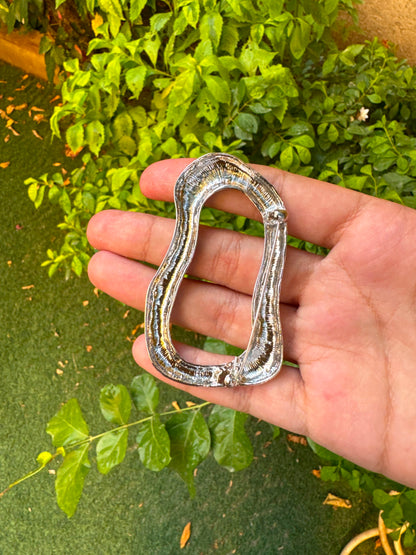 Silver&Gold brooch