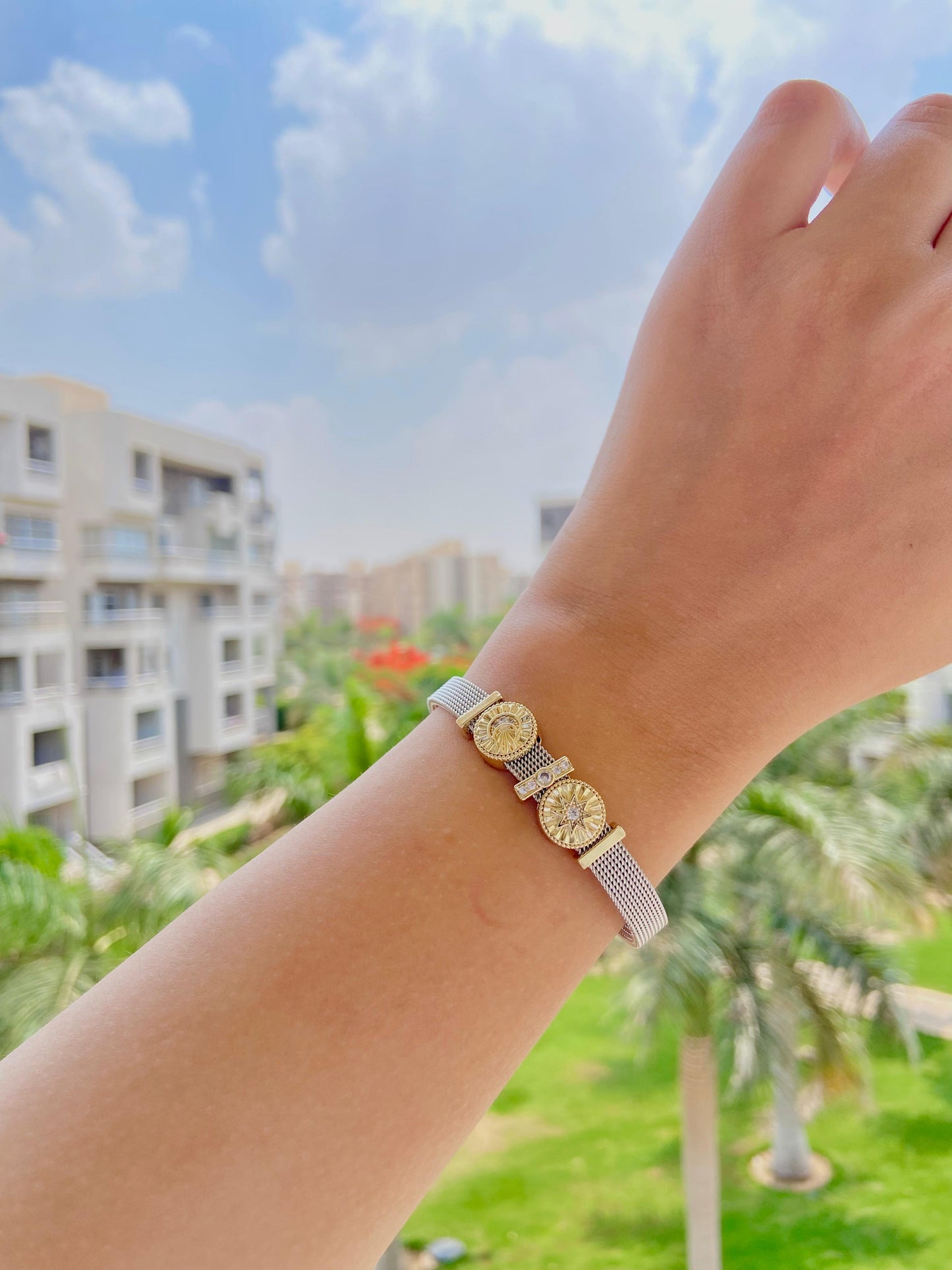 Silver Magnet Bracelet